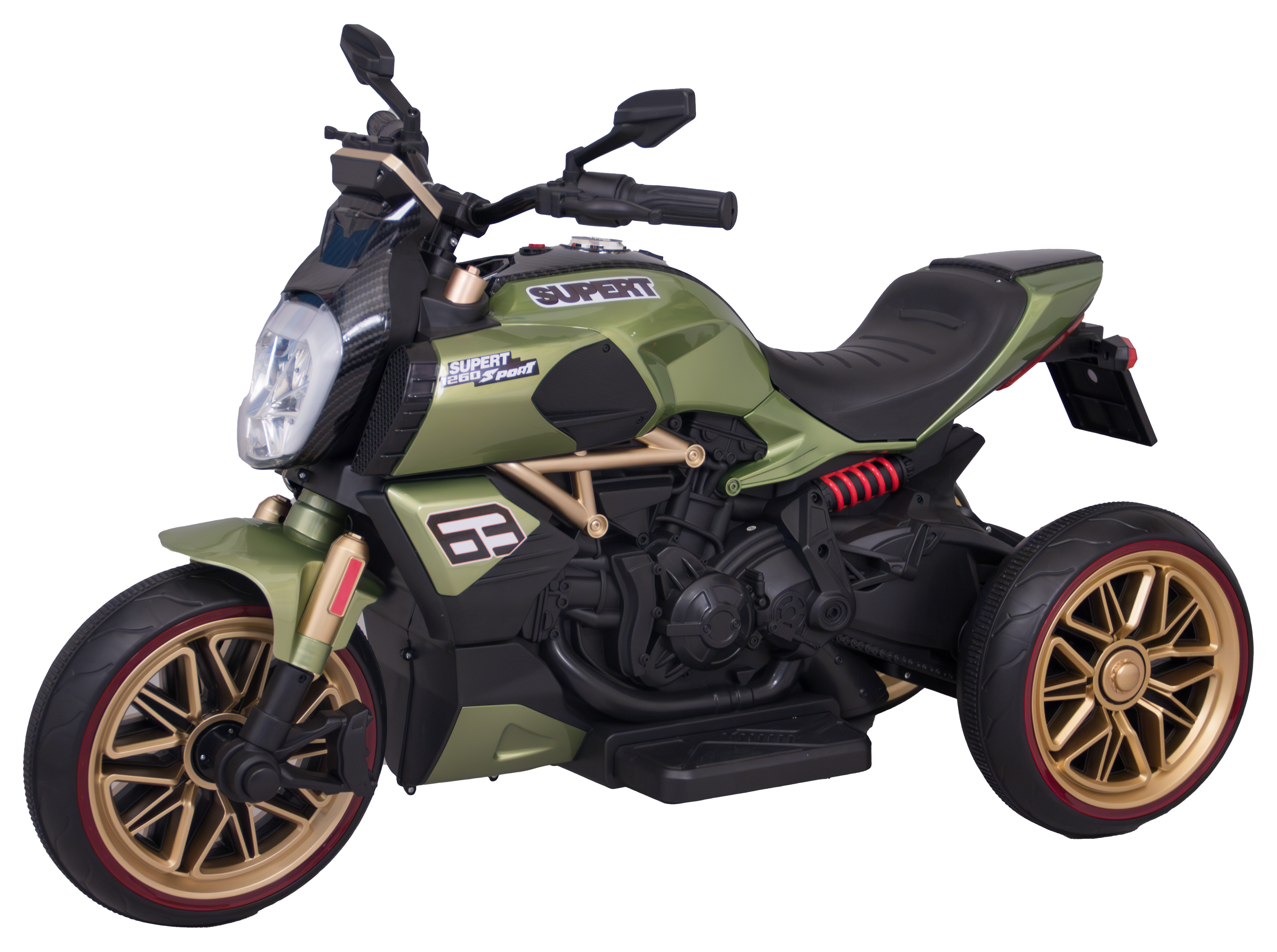 Moto Power Trike Verde - Image 2