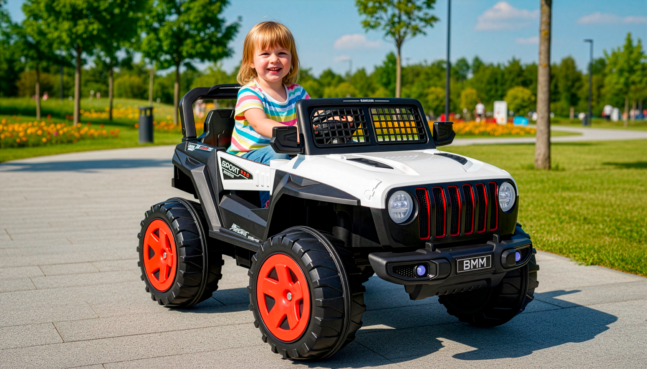 Quadriciclo JP Cross Branco 12V