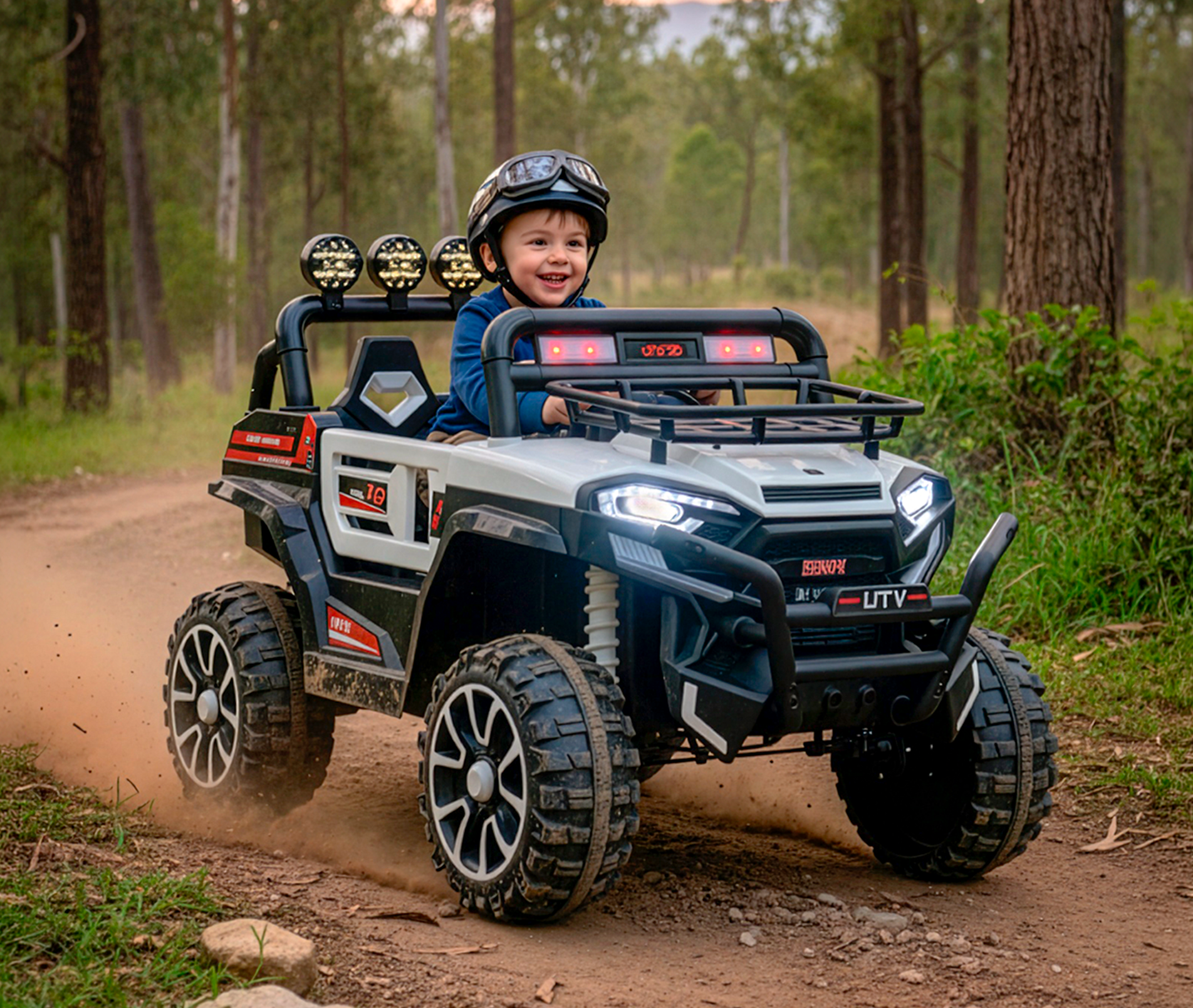 Quadriciclo Off Road Branco 12V