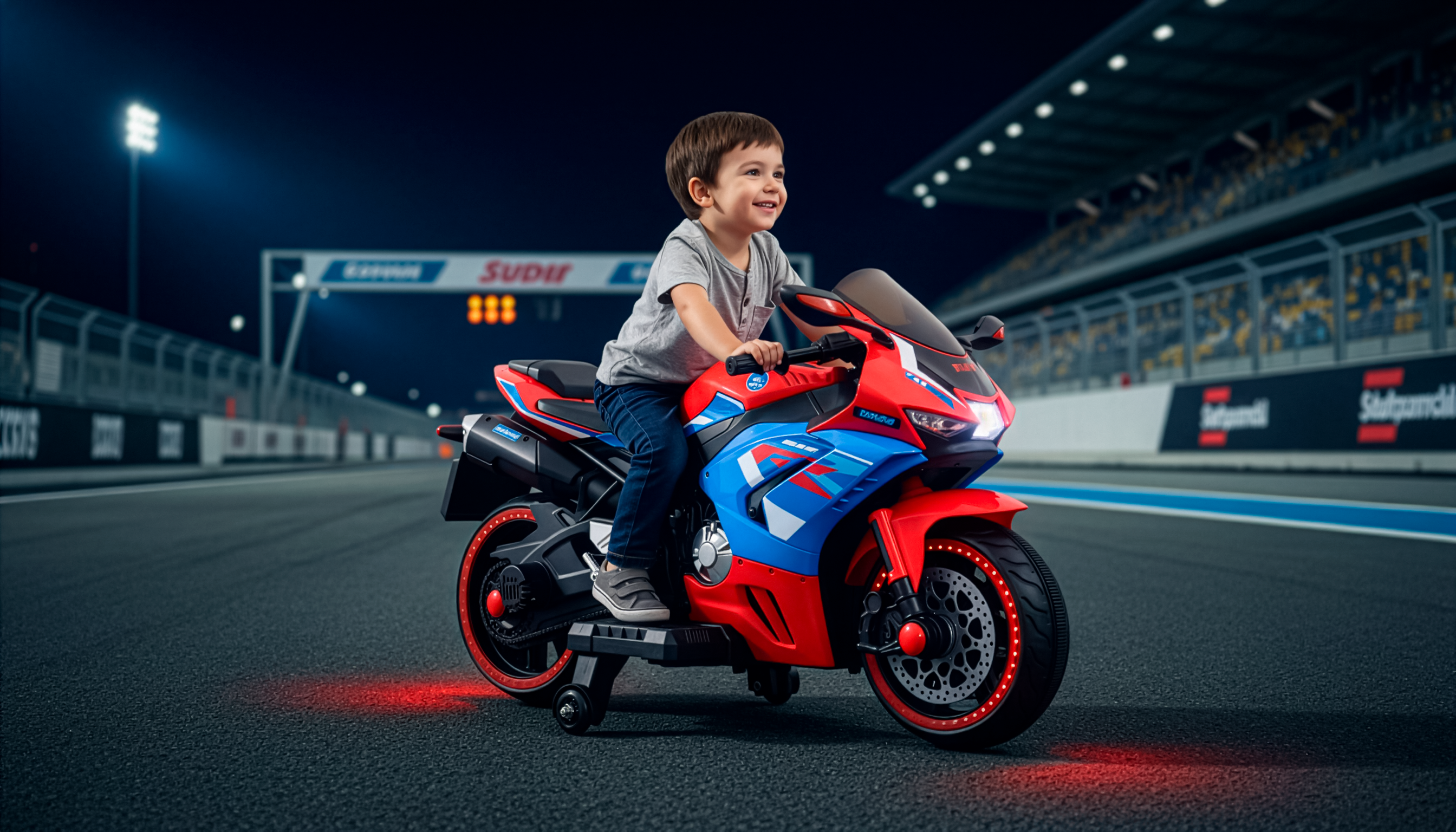 Moto Turbo Sport Duo Vermelha 12V