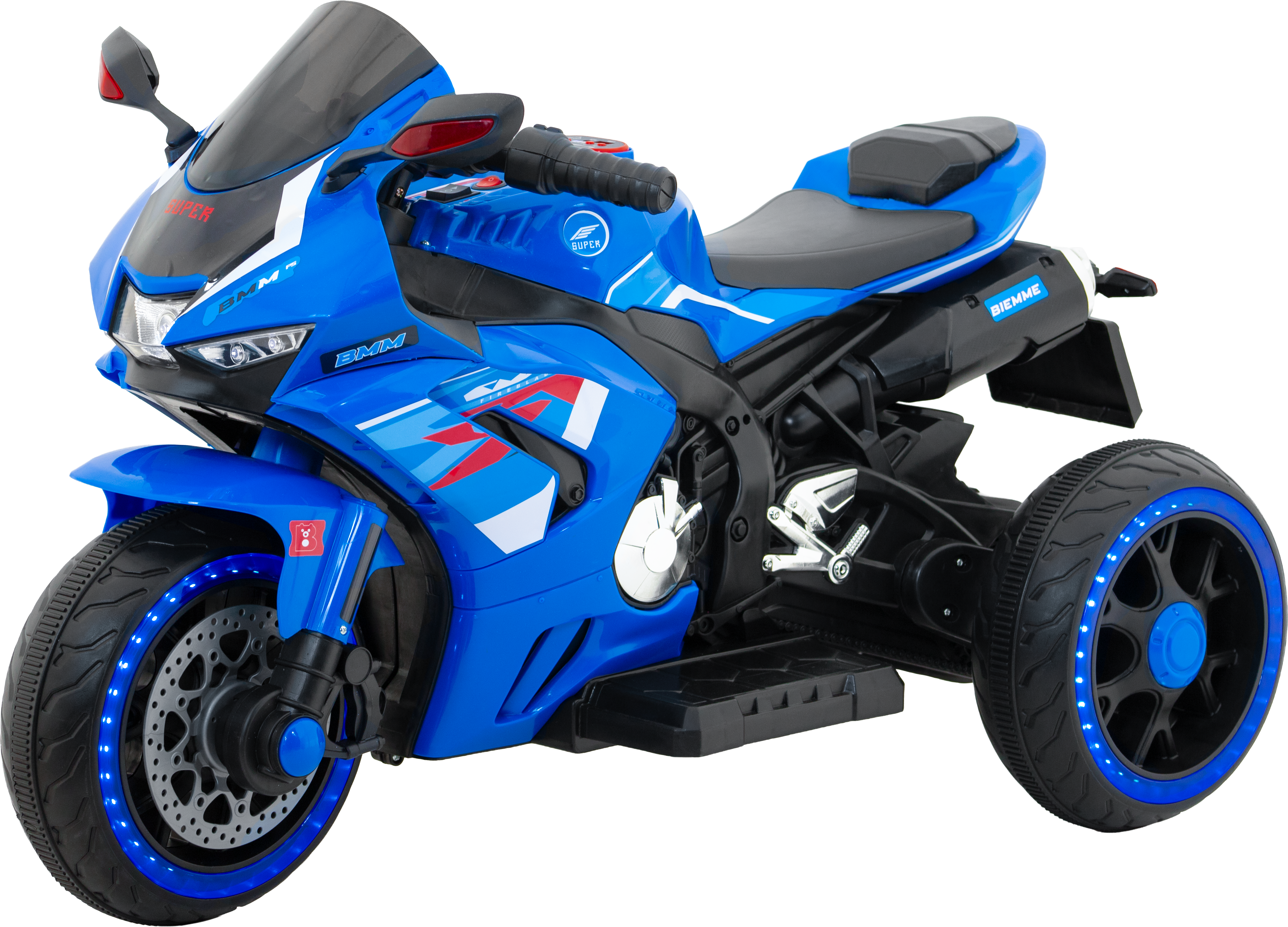 Moto Turbo Sport Trike Azul 12V - Image 3